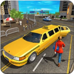 Limo Taxi Driver Simulator : City Car Driving Game 图标