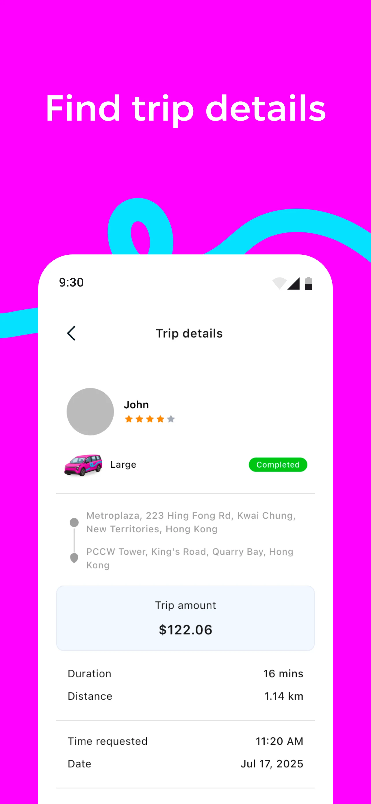 Amigo Taxi - Reserve a ride screenshot