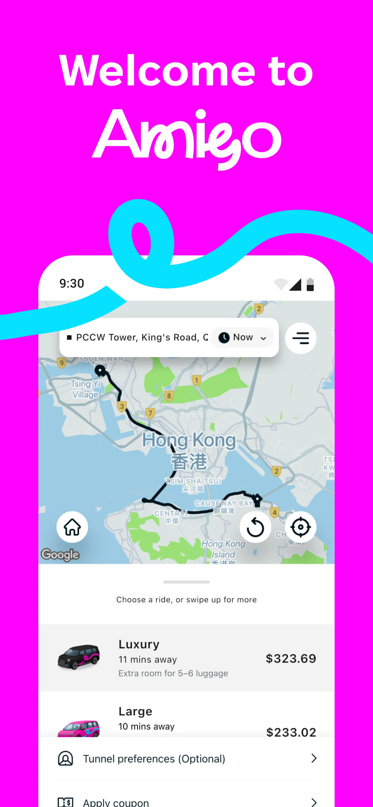 Amigo Taxi - Reserve a ride screenshot